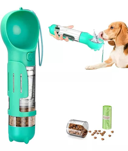 BOTELLA MULTIFUNCIONAL 4 EN 1 PARA MASCOTAS