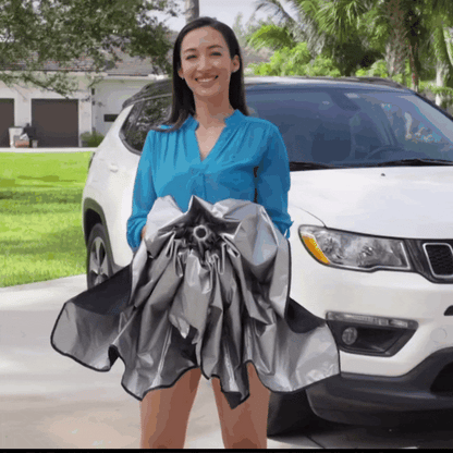 TAPA SOL RETRACTRIL PARA CARRO- CON FUNDA DE REGALO