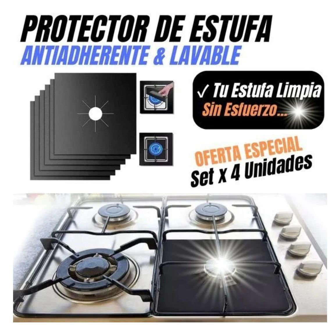 PROTECTOR DE ESTUFA | NO MAS GRASA 🍳