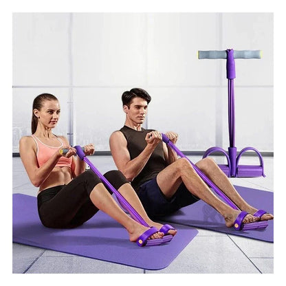 LIGAS DE RESISTENCIA CON PEDAL PARA EJERCICIOS EN CASA