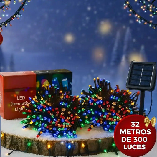 Luces navideñas solares