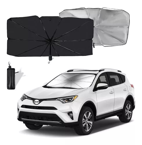 TAPA SOL RETRACTRIL PARA CARRO- CON FUNDA DE REGALO